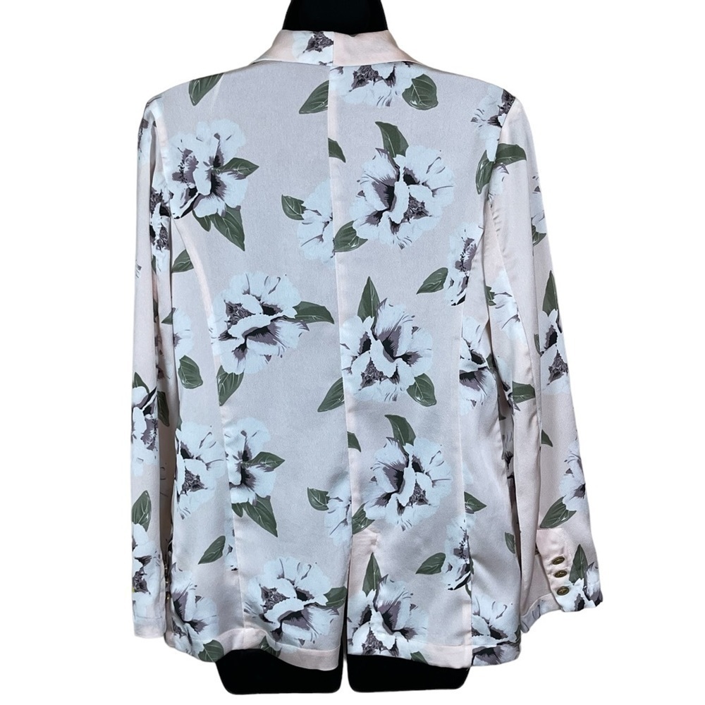 Guc Streetwear Society lightweight blazer, flowered, baby pink, size small. - Picture 5 of 11